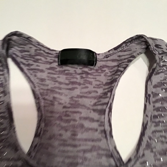OTB BURNOUT PURPLE BLING TANK TOP SMALL - Picture 3 of 6